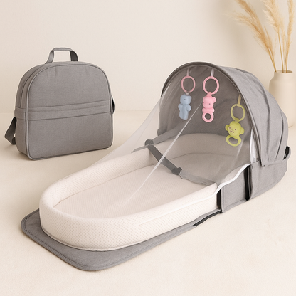 Foldable Baby Bed with Mosquito Net
